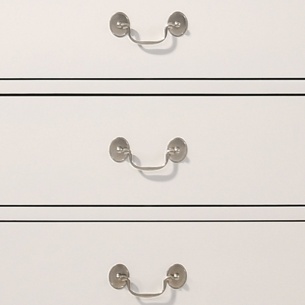 4 Drawer Chest Traditional Style - White - Image 2