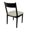 Comfortable Upholstery Cresent Chair (Set of 2) - Peppercorn - Image 2