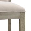 Bar Stools (Set of 2), Rubber Wood Frame, Retro Bar Chairs Suitable For Kitchen Island - Beige / Gray - Image 11