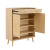 Multi Functional Modern Minimalist Shoe Cabinet Seamlessly Fits Into Nordic, Japanese, And Industrial Style Interiors - Natural Wood - Image 12