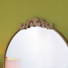 Round Wall Mounted Mirror With Frame For Bathroom Living Room - Gold - Image 3