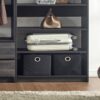 Monica - Wood Walk In Closet System With Spacious Drawer In Wood And Metal Frame - Gray - Image 4