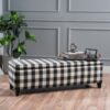 Contemporary Storage Ottoman With Seating And Storage - Black - Image 5