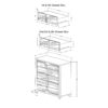 Brenda - 5 Piece Queen Bedroom Set With LED Lighting And Upholstery - Gray - Image 11