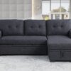 Elegant Storage Sofa - Dark Gray - Image 12