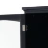 Tall Bathroom Storage Cabinet With Glass Doors, Free-Standing, Two Drawers, And Adjustable Shelves, MDF Board, Painted Perfect For Displaying Your Favorite Items - Black - Image 22