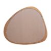 Asymmetrical Wall Mirror Wooden Framed Mirror Large Sized Dressing Mirror, For Living Room, Bedroom, Bathroom, Hallway Or Entry Way - Natural Wood - Image 10