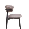 Lanae - Polished Microfiber Side Chair (Set of 2) - Gray - Image 3