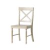 Dining Chair With X Shaped Back (Set of 2) - Antique White - Image 6