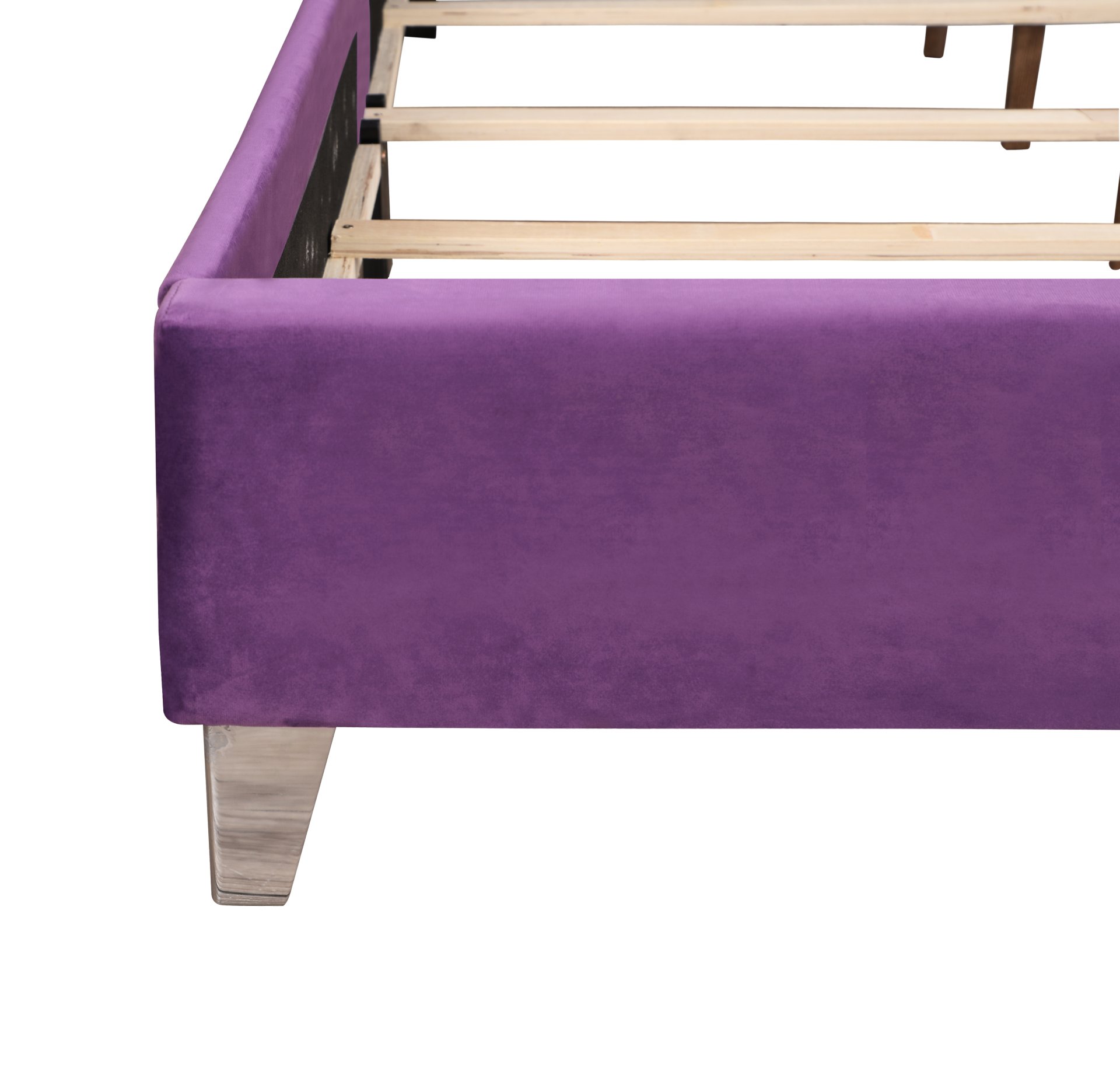 King Bed Elegant Transitional - Purple - Image 7