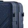 3 Piece Luggage Sets Lightweight Suitcase With Two Hooks, Spinner Wheels, Tsa Lock, (20/24/28) Navy - Image 8
