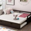 Extending Daybed With Trundle, Daybed With Trundle - Espresso - Image 13