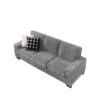 Modern Sofa Compressed 3 Seater Couch For Living Room Bedroom Office - Gray - Image 15