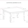 Eastwood - Square Dining Table - Brown - Wood - Image 3