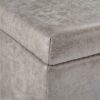 Dover - Storage Ottoman Bench - Distressed Gray Taupe - Image 7