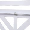 Outdoor & Indoor Privacy Screen Metal Privacy Screen, Freestanding Decorative Privacy Screen For Deck Balcony Patio, Privacy Fence Panels - White - Image 9