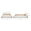 Alpine - Queen Puffy Modern Platform Bed - Ivory White - Image 11