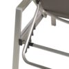 Oxton - Outdoor Chaise Lounge With Adjustable Aluminum Frame - Gray - Image 12