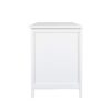 StylishTVcabinet, Entertainment CenterTV Stand, TVconsoletable, Media Console, Solidwood Frame, Changhong Glass Door, Metal Handle - Antique White - Image 17