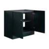 Modern Freestanding Bathroom Vanity With 2 Soft Close Cabinet Doors, Excluding Sink - Dark Green - Image 10