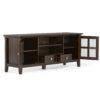 Acadian - TV Media Stand - Brunette Brown - Image 3