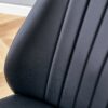 Dining Chair With Extended Backrest (Set of 4) - Black - Image 10