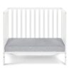 Palmer - 3 In 1 Convertible Mini Crib With Mattress Pad - White - Image 8
