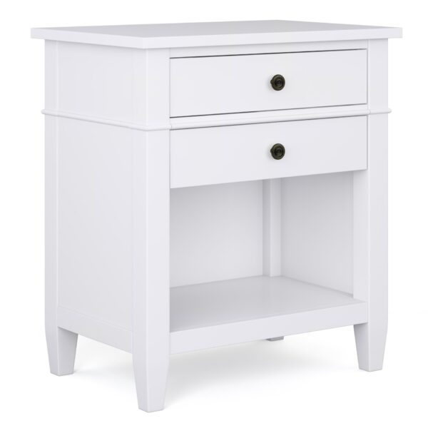 Carlton - Bedside Table - White