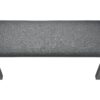 Bench, Rectangular, Upholstered, Transitional Versatile Design - Gray - Image 5