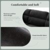 Modern Convertible Sectional Sofa L Shaped Reversible Couch Set With Free Pillows 5 Seat Cloud With Ottoman - Black - Image 21