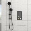13" X 7" Stainless Steel Shower Niche With Seamless Waterproof Design - Gunmetal Black - Image 5