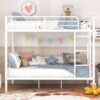 Full Over Full Metal Bunk Bed - White - Image 7