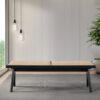 Keira - Bench - Black / Rattan - Image 5