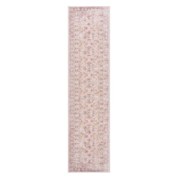 Maval - 2'6'' X 10' Washable Runner Rug - Beige