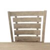 Dining Counter Height Chairs Modern Farmhouse Rustic Look Distressed Design Ladderback Solid Wood (Set of 2) - Grayish Brown - Image 6