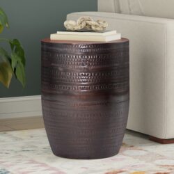 Johnsen - Large Metal Accent Table - Oil Rubbed Bronze