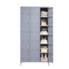 Lockers 18 Door With Lock For Employees, Storage Cabinet For Home Gym Office School Garage - Gray - Image 12