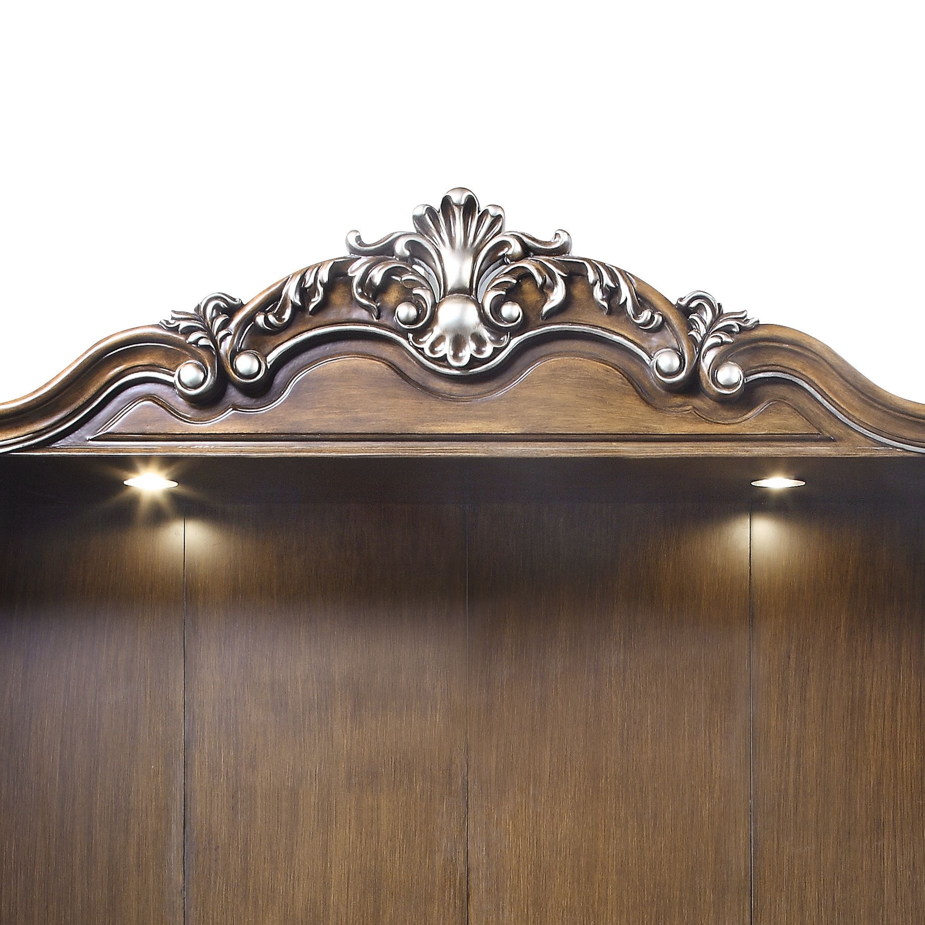 Latisha - Entertainment Center - Antique Oak - Image 3