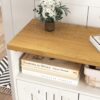 Modern Minimalist Shoe Cabinet With Sliding Door Design - White - Image 14