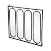 Large 4 Oval Wall Mirror With Square Frame, Home Decor For Living Room, Bedroom, Entryway, Office - Black - Image 8