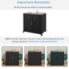 Outdoor Movable Kitchen Sink Patio Modular Kitchen Sink Station With Cabinet For Garden, Patio, Backyard - Matte Black - Image 7