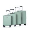 Luggage 4 Piece Lightweight Suitcase With Rotating Wheels, 24" And 28" With Tsa Lock, (16/20/24/28) - Olive Green - Image 4