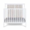 Connelly - Mini Crib With Mattress Pad - White, Rockport Gray - Image 7
