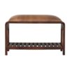 Buffalo - Slatted Square Bench - Brown - Image 2