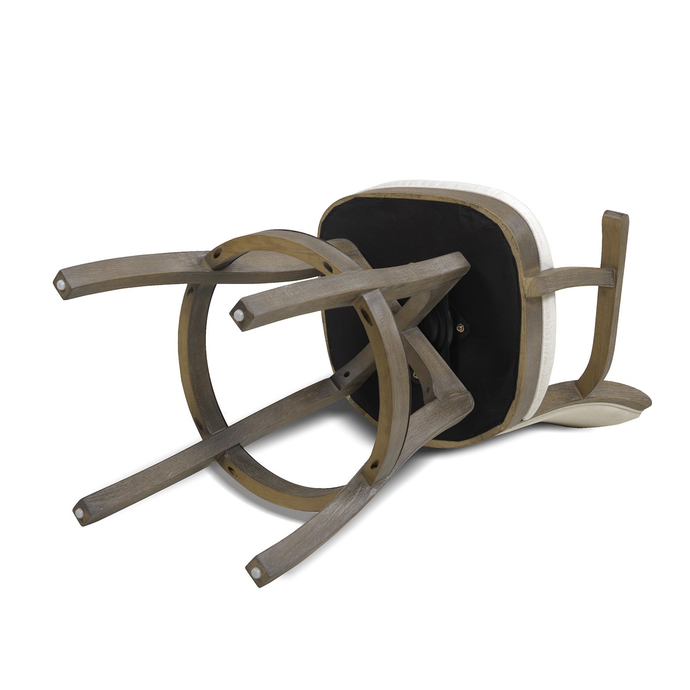 Williams - Swivel Bar Stool With Armrests - Natural White - Image 12