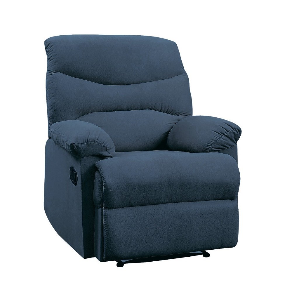Arcadia - Woven Motion Recliner - Blue - Image 11