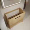 Modern Freestanding Bathroom Vanity With 2 Doors Storage, Excluding Sink - Oak - Image 7