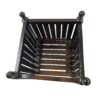 Outdoor Square Flower And Herb Pot For Garden, Porch And Patio Outside Plant And Vegetable Container, Planter - Black - Image 6