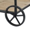 Shelf With Wheel - Black / Brown - Image 7