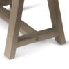 Sawhorse - Writing Desk - Distressed Gray - Image 4